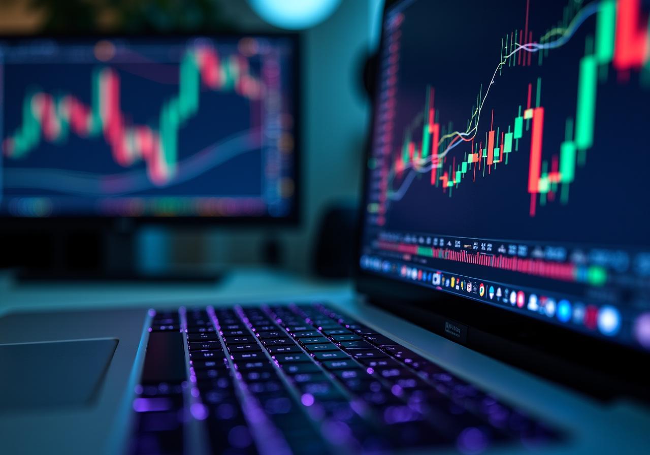 Professionele crypto marktanalyse interface